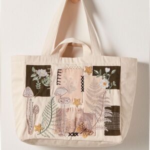 Free People x Denim and Bone Tote Bag NWT